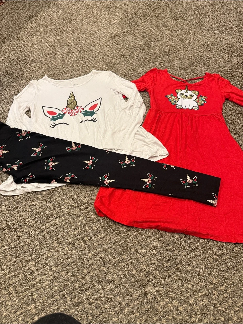 Original justice Christmas lot / unicorns / puppy